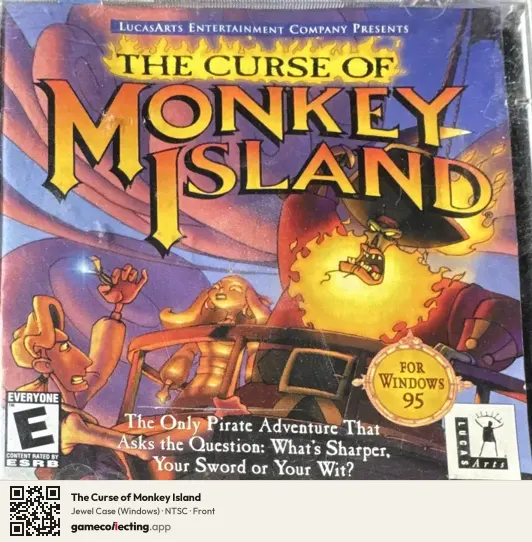 The Curse of Monkey Island Computer, NTSC box front