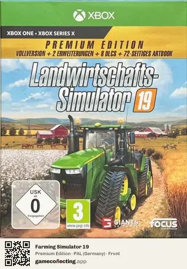 Farming Simulator 19 Xbox One, Germany box front