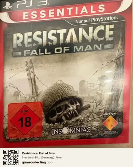 Resistance: Fall of Man PlayStation 3, Germany box front