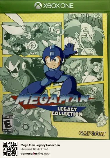 Mega Man Legacy Collection Xbox One, NTSC box front