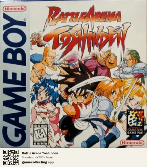 Battle Arena Toshinden Game Boy, NTSC box front