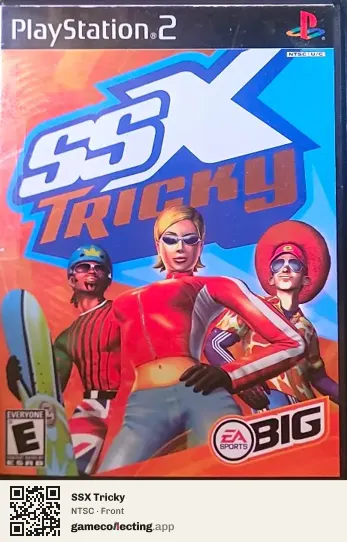 SSX Tricky PlayStation 2, NTSC box front