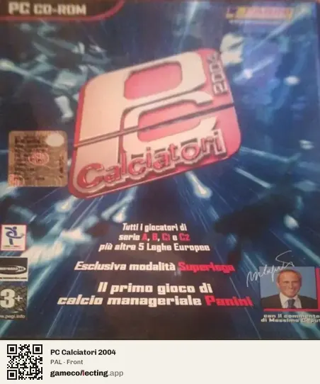 PC Calciatori 2004 Computer, PAL box front