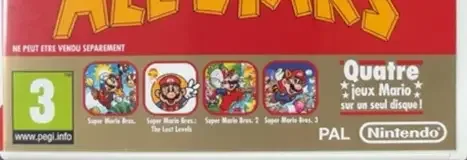 Super Mario All-Stars, the PEGI square on its front