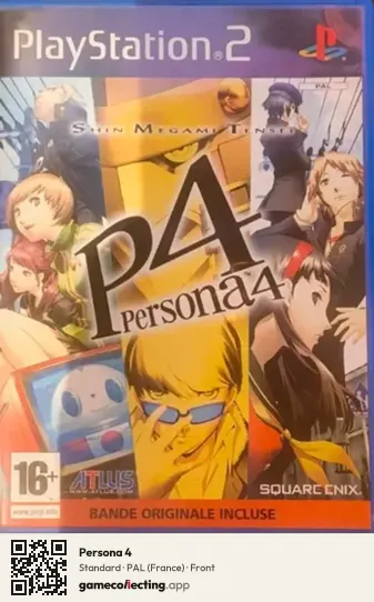 Persona 4 PlayStation 2, France box front