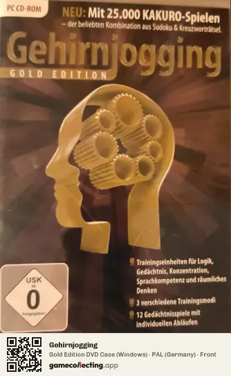 Gehirnjogging Computer, Germany box front
