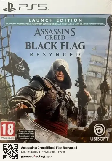 Assassin's Creed Black Flag Resynced PlayStation 5, Spain box front