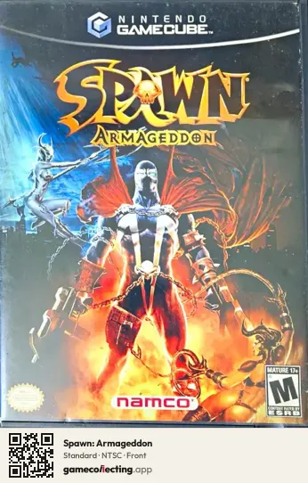 Spawn: Armageddon Nintendo GameCube, NTSC box front