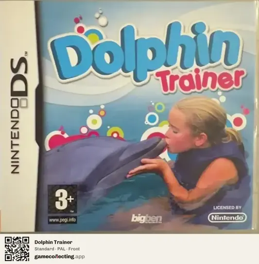 Dolphin Trainer Nintendo DS, PAL box front
