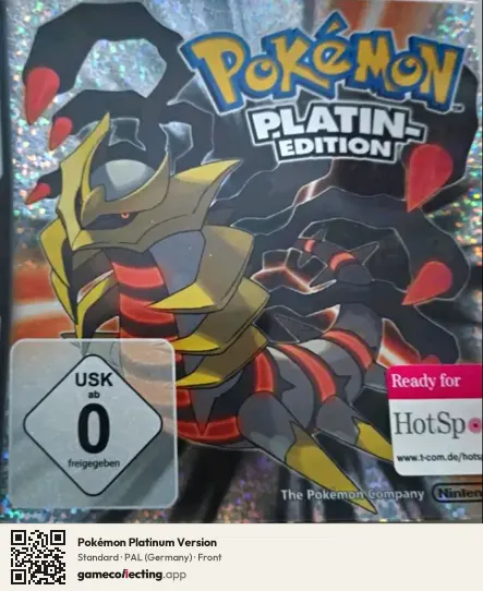 Pokémon Platinum Version Nintendo DS, Germany box front