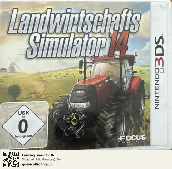 Farming Simulator 14 Nintendo 3DS, Germany box front