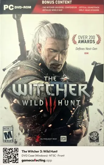 The Witcher 3: Wild Hunt Computer, NTSC box front