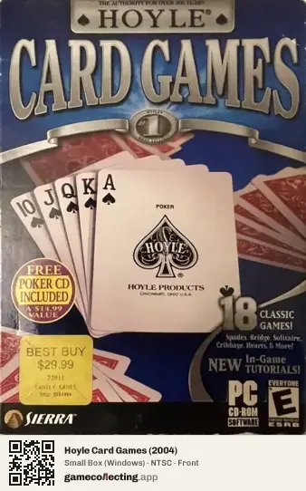 Hoyle Card Games (2004) Computer, NTSC box front