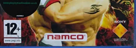 Tekken 5, the PEGI square on its front