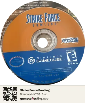 Strike Force Bowling Nintendo GameCube, NTSC disc