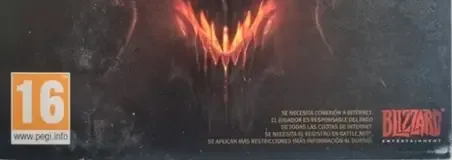 Diablo III, the PEGI square on its front