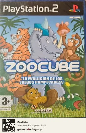 ZooCube PlayStation 2, Spain box front