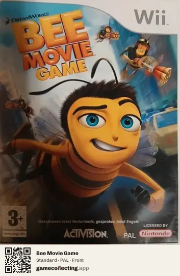 Bee Movie Game Nintendo Wii, PAL box front