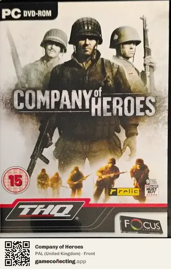 Company of Heroes Computer, United Kingdom box front