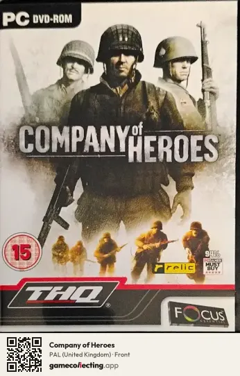Company of Heroes Computer, United Kingdom box front