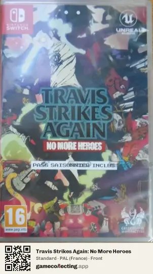 Travis Strikes Again: No More Heroes Nintendo Switch, France box front