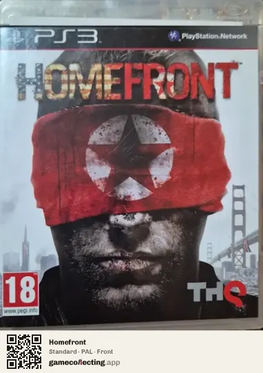 Homefront PlayStation 3, PAL box front