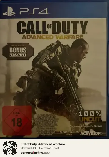 Call of Duty: Advanced Warfare PlayStation 4, Germany box front