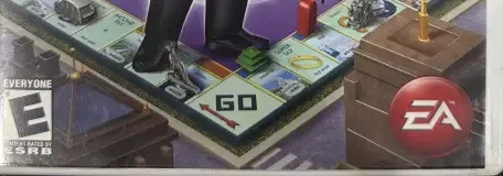 Monopoly, the ESRB box on its front