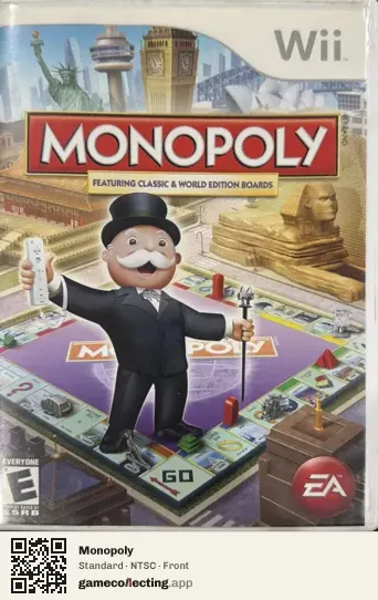 Monopoly Nintendo Wii, NTSC box front
