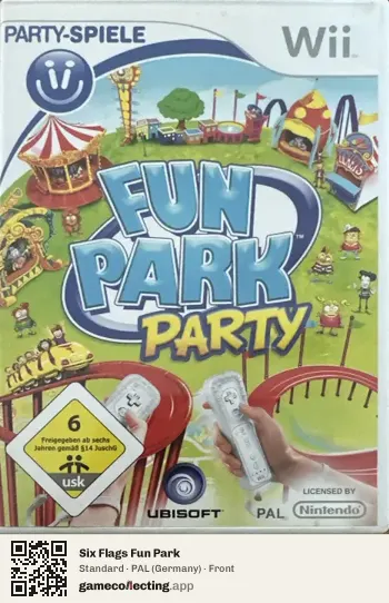 Six Flags Fun Park Nintendo Wii, Germany box front