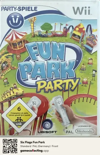 Six Flags Fun Park Nintendo Wii, Germany box front