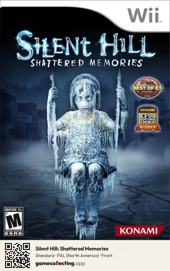 Silent Hill: Shattered Memories Nintendo Wii, North America box front