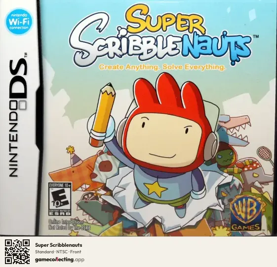 Super Scribblenauts Nintendo DS, NTSC box front
