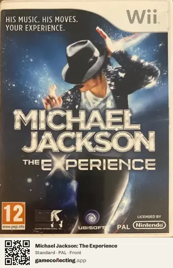 Michael Jackson: The Experience Nintendo Wii, PAL box front