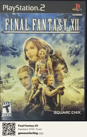 Final Fantasy XII PlayStation 2, NTSC box front