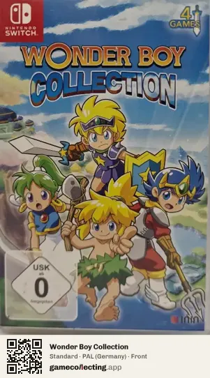 Wonder Boy Collection Nintendo Switch, Germany box front