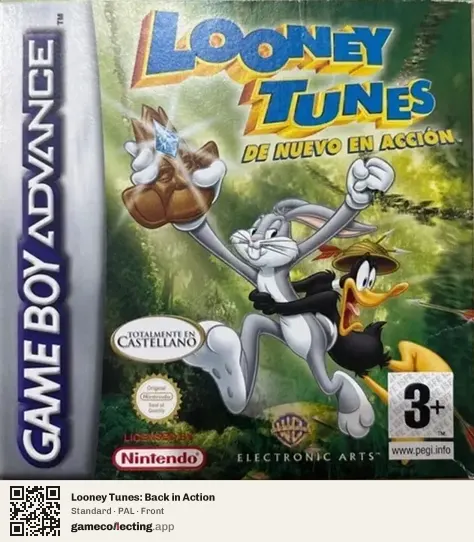 Looney Tunes: Back in Action Game Boy Advance, PAL box front