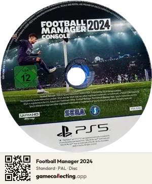 Football Manager 2024 PlayStation 5, PAL disc