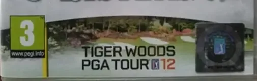 Tiger Woods PGA Tour 12, the PEGI square on its front