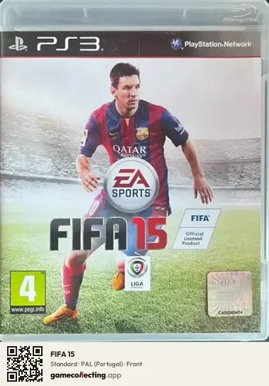 FIFA 15 PlayStation 3, Portugal box front