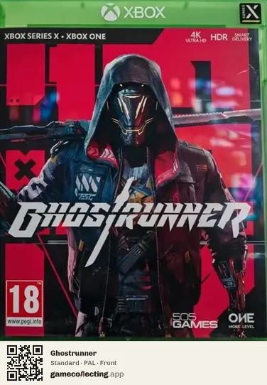 Ghostrunner Xbox Series X, PAL box front