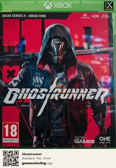 Ghostrunner Xbox Series X, PAL box front