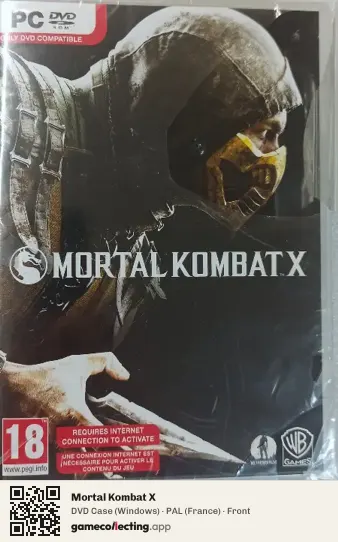 Mortal Kombat X Computer, France box front