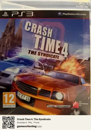 Crash Time 4: The Syndicate PlayStation 3, PAL box front