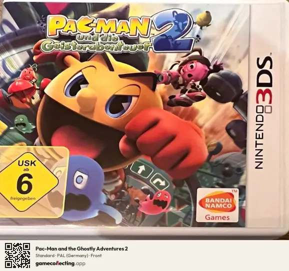 Pac-Man and the Ghostly Adventures 2 Nintendo 3DS, Germany box front