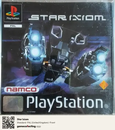 Star Ixiom PlayStation, United Kingdom box front