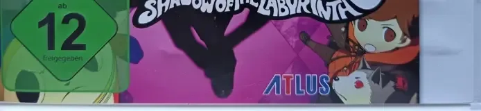 Persona Q: Shadow of the Labyrinth, the USK square on its front