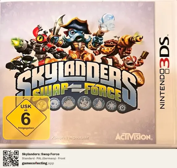 Skylanders: Swap Force Nintendo 3DS, Germany box front