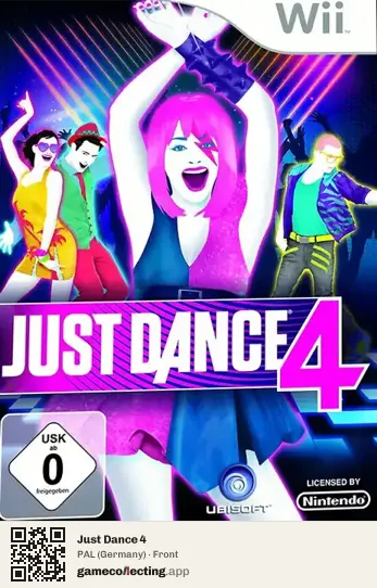 Just Dance 4 Nintendo Wii, Germany box front