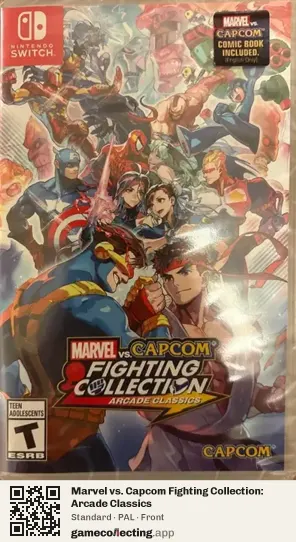 Marvel vs. Capcom Fighting Collection: Arcade Classics Nintendo Switch, PAL box front